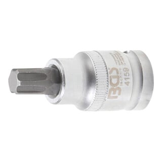 BGS Bit-Einsatz 4159, Länge 54 mm, Antrieb Innenvierkant 12,5 mm (1/2"), für VAG Polydrive