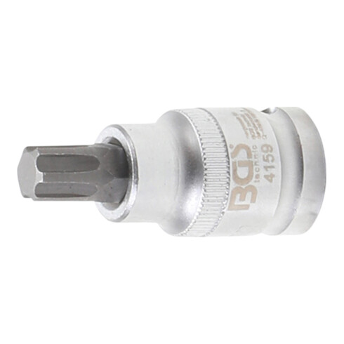 BGS Bit-Einsatz 4159, Länge 54 mm, Antrieb Innenvierkant 12,5 mm (1/2"), für VAG Polydrive