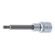 BGS Bit-Einsatz 4161, Länge 100 mm, Antrieb Innenvierkant 12,5 mm (1/2"), Keil-Profil (für RIBE) M6