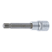 BGS Bit-Einsatz 4165, Länge 100 mm, Antrieb Innenvierkant 12,5 mm (1/2"), Keil-Profil (für RIBE) M10