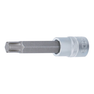 BGS Bit-Einsatz 4167, Länge 100 mm, Antrieb Innenvierkant 12,5 mm (1/2"), Keil-Profil (für RIBE) M13