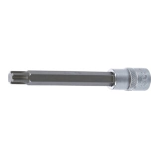 BGS Bit-Einsatz 4176, Länge 140 mm, Antrieb Innenvierkant 12,5 mm (1/2"), Keil-Profil (für RIBE) M12