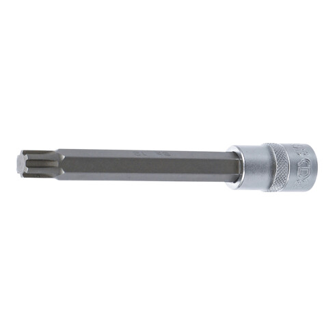 BGS Bit-Einsatz 4176, Länge 140 mm, Antrieb Innenvierkant 12,5 mm (1/2"), Keil-Profil (für RIBE) M12