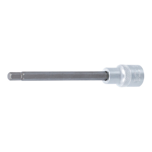 BGS Bit-Einsatz 4217, Länge 140 mm, Antrieb Innenvierkant 12,5 mm (1/2"), Innensechskant 7 mm