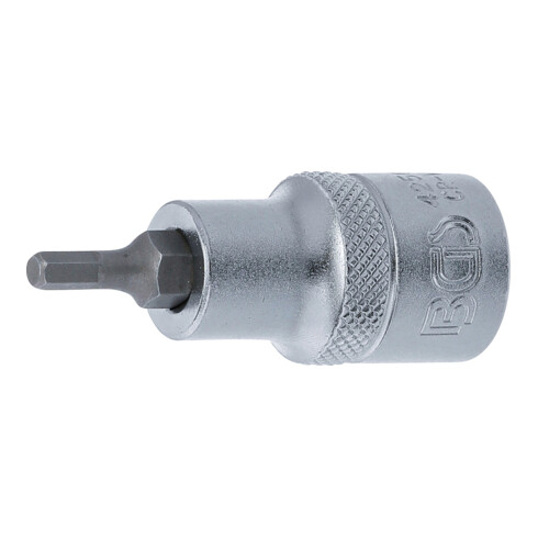 BGS Bit-Einsatz 4250, Antrieb Innenvierkant 12,5 mm (1/2"), Innensechskant 4 mm