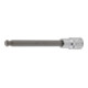 BGS Bit-Einsatz 4258-10, Länge 140 mm, Antrieb Innenvierkant 12,5 mm (1/2"), Innensechskant mit Kugelkopf 10 mm-1