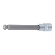 BGS Bit-Einsatz 4258-12, Länge 140 mm, Antrieb Innenvierkant 12,5 mm (1/2"), Innensechskant mit Kugelkopf 12 mm