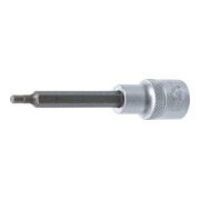 BGS Bit-Einsatz 4259, Länge 100 mm, Antrieb Innenvierkant 12,5 mm (1/2"), Innensechskant 4 mm