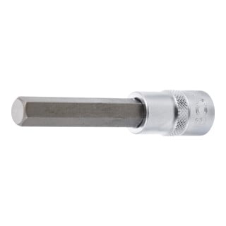BGS Bit-Einsatz 4265, Länge 100 mm, Antrieb Innenvierkant 12,5 mm (1/2"), Innensechskant 12 mm
