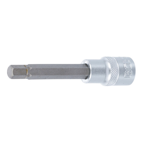 BGS Bit-Einsatz 4268, Länge 100 mm, Antrieb Innenvierkant 12,5 mm (1/2"), Innensechskant 9 mm
