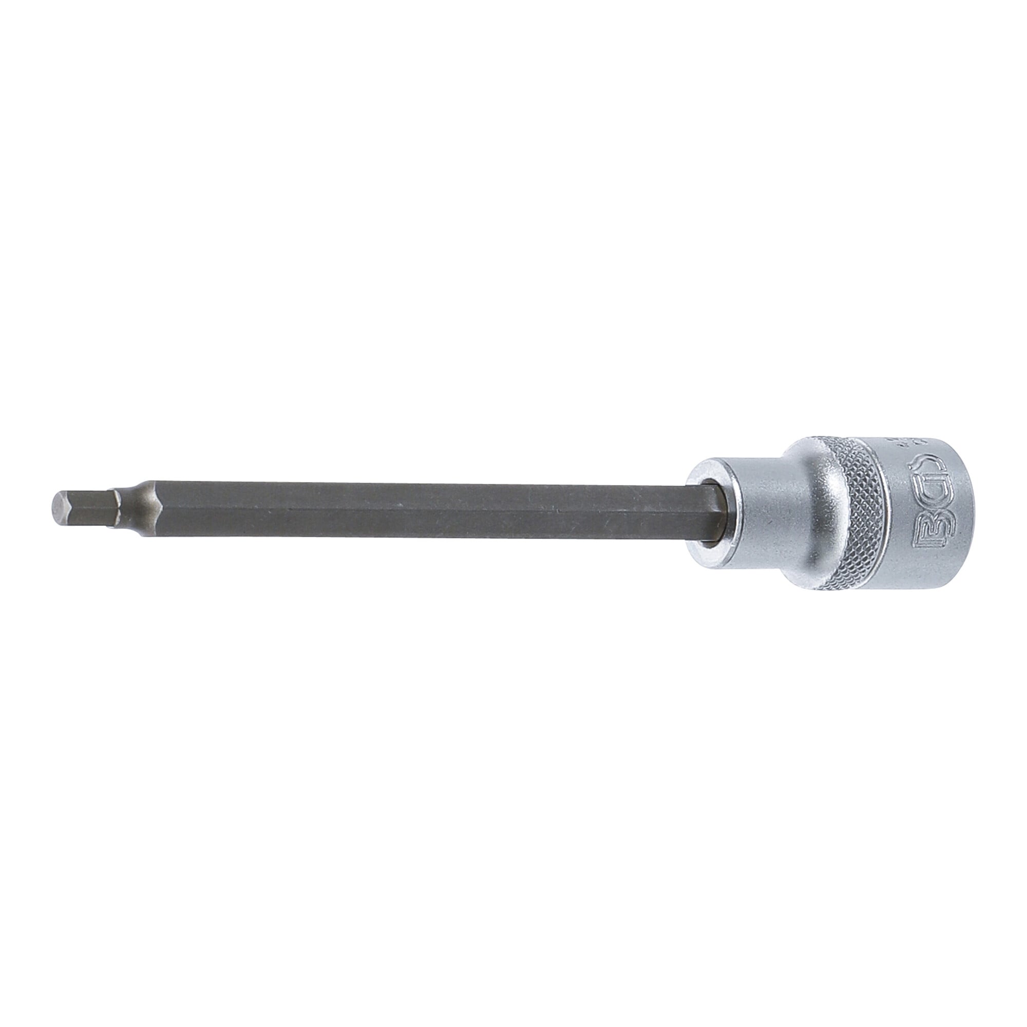 BGS Bit-Einsatz 4270, Länge 140 mm, Antrieb Innenvierkant 12,5 mm (1/2"), Innensechskant 5 mm ; BGS technic