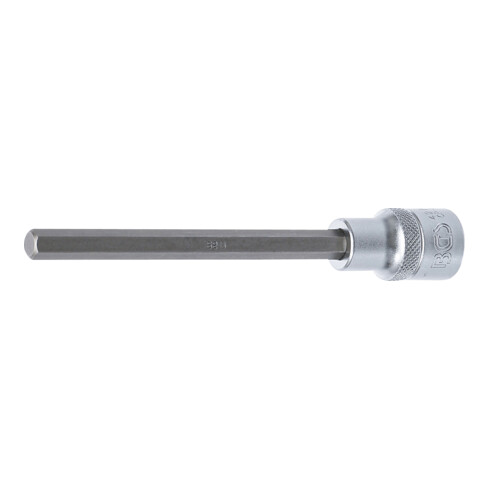 BGS Bit-Einsatz 4272, Länge 140 mm, Antrieb Innenvierkant 12,5 mm (1/2"), Innensechskant 8 mm