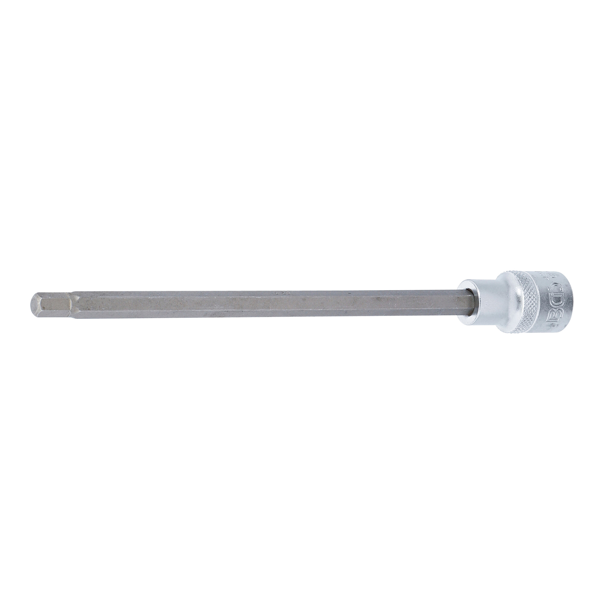 BGS Bit-Einsatz 4277, Länge 200 mm, Antrieb Innenvierkant 12,5 mm (1/2"), Innensechskant 7 mm ; BGS technic