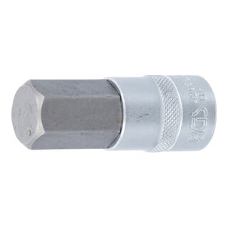 BGS Bit-Einsatz 4295, Länge 70 mm, Antrieb Innenvierkant 12,5 mm (1/2"), Innensechskant 22 mm