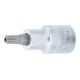 BGS Bit-Einsatz 4326, Antrieb Innenvierkant 12,5 mm (1/2"), T-Profil (für TX) mit Bohrung T40-1