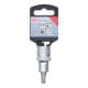 BGS Bit-Einsatz 4326, Antrieb Innenvierkant 12,5 mm (1/2"), T-Profil (für TX) mit Bohrung T40-3