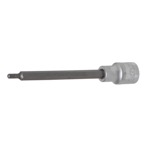 BGS Bit-Einsatz 4330, Länge 140 mm, Antrieb Innenvierkant 12,5 mm (1/2"), Innenvielzahn (für XZN) M5