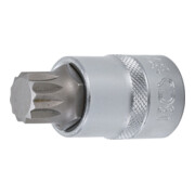 BGS Bit-Einsatz 4347, Antrieb Innenvierkant 12,5 mm (1/2"), Innenvielzahn (für XZN) M18