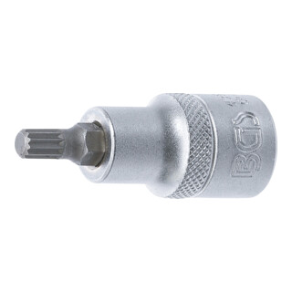 BGS Bit-Einsatz 4355, Antrieb Innenvierkant 12,5 mm (1/2"), Innenvielzahn (für XZN) M7