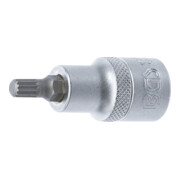 BGS Bit-Einsatz 4355, Antrieb Innenvierkant 12,5 mm (1/2"), Innenvielzahn (für XZN) M7