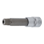 BGS Bit-Einsatz 4357, Länge 100 mm, Antrieb Innenvierkant 12,5 mm (1/2"), Innenvielzahn (für XZN) mit Bohrung M16