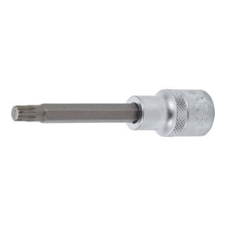 BGS Bit-Einsatz 4361, Länge 100 mm, Antrieb Innenvierkant 12,5 mm (1/2"), Innenvielzahn (für XZN) M8