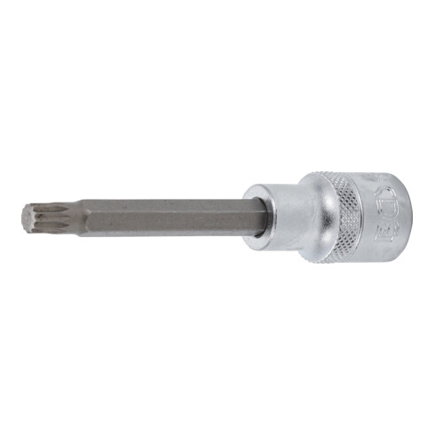 BGS Bit-Einsatz 4361, Länge 100 mm, Antrieb Innenvierkant 12,5 mm (1/2"), Innenvielzahn (für XZN) M8