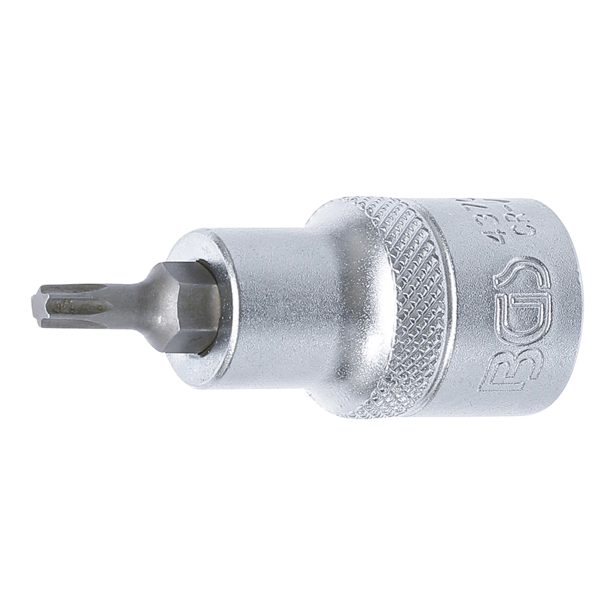 BGS Bit-Einsatz 4370, Antrieb Innenvierkant 12,5 mm (1/2"), T-Profil (für TX) T25 ; BGS technic