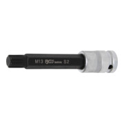 BGS Bit-Einsatz 5007, Länge 120 mm, Antrieb Innenvierkant 12,5 mm (1/2"), Keil-Profil (für RIBE) M13