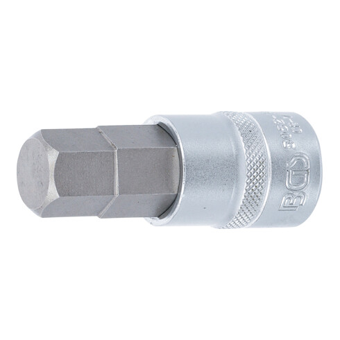 BGS Bit-Einsatz 5052-18, Antrieb Innenvierkant 12,5 mm (1/2"), Innensechskant 18 mm