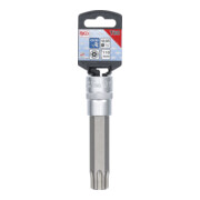 BGS Bit-Einsatz 5103-TB80, Länge 110 mm, Antrieb Innenvierkant 12,5 mm (1/2"), T-Profil (für TX) mit Bohrung T80-3