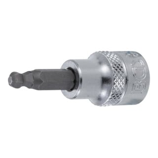 BGS Bit-Einsatz 5112, Antrieb Innenvierkant 10 mm (3/8"), Innensechskant mit Kugelkopf 5 mm