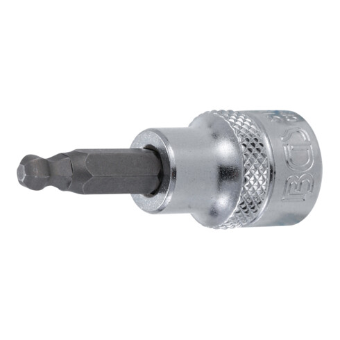 BGS Bit-Einsatz 5112, Antrieb Innenvierkant 10 mm (3/8"), Innensechskant mit Kugelkopf 5 mm