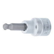 BGS Bit-Einsatz 5114, Antrieb Innenvierkant 10 mm (3/8"), Innensechskant mit Kugelkopf 6 mm