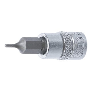 BGS Bit-Einsatz 5152, Antrieb Innenvierkant 6,3 mm (1/4"), Innensechskant 1,5 mm