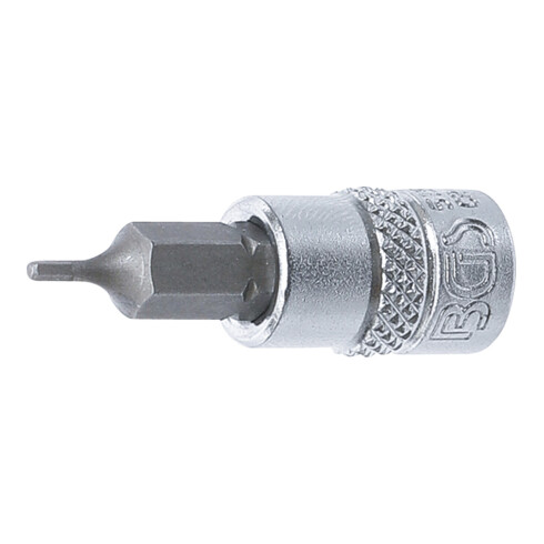BGS Bit-Einsatz 5152, Antrieb Innenvierkant 6,3 mm (1/4"), Innensechskant 1,5 mm