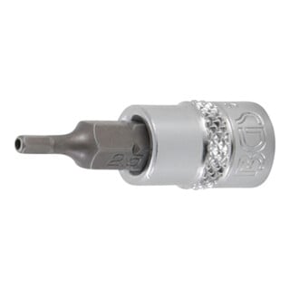 BGS Bit-Einsatz 5156-2-5, Antrieb Innenvierkant 6,3 mm (1/4"), Innensechskant mit Bohrung 2,5 mm