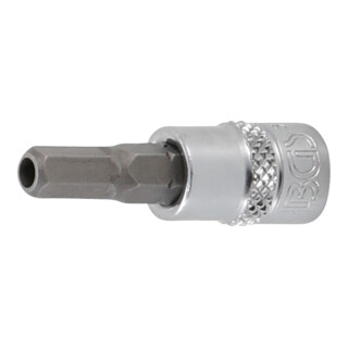 BGS Bit-Einsatz 5156-5, Antrieb Innenvierkant 6,3 mm (1/4"), Innensechskant mit Bohrung 5 mm