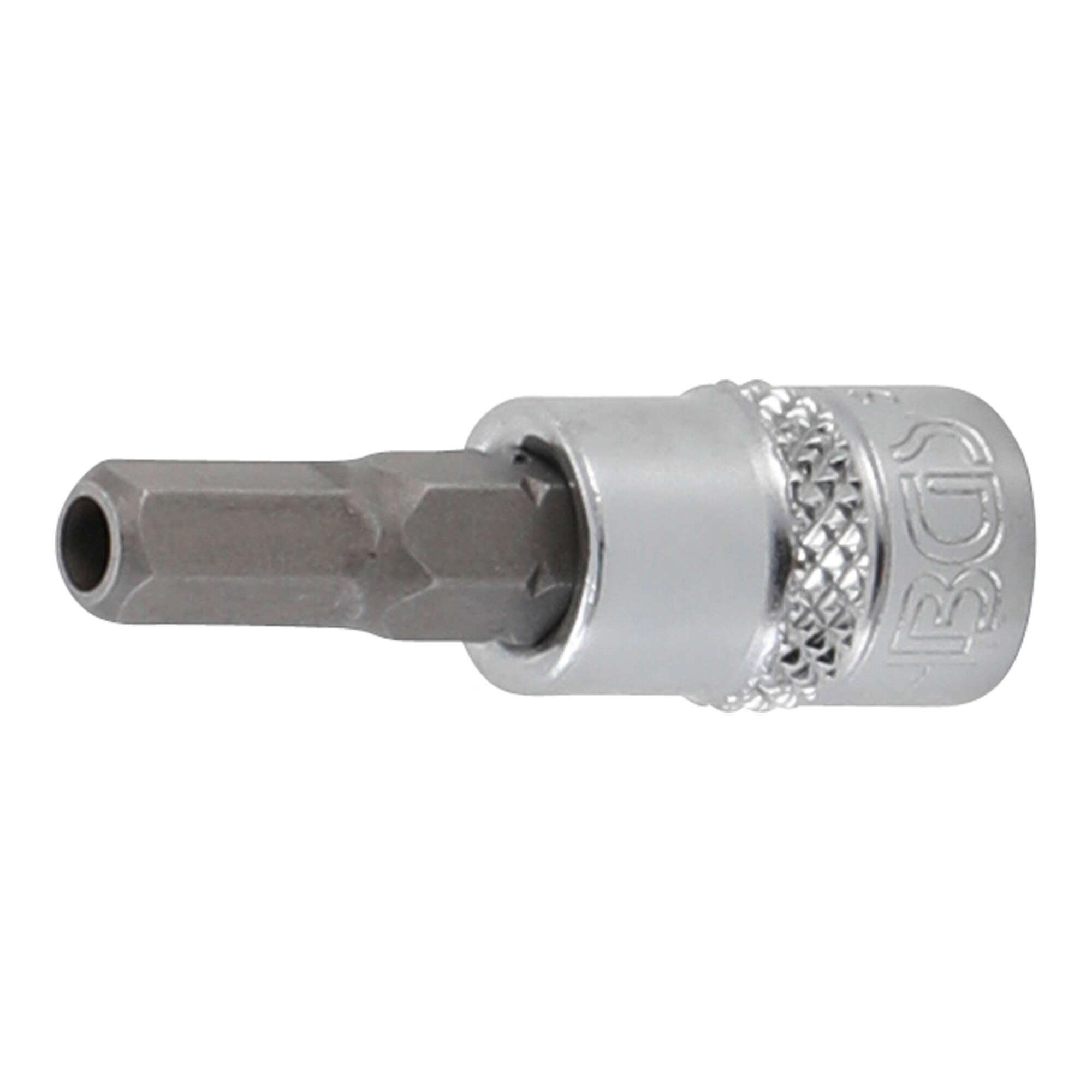 BGS Bit-Einsatz 5156-5, Antrieb Innenvierkant 6,3 mm (1/4"), Innensechskant mit Bohrung 5 mm ; BGS technic