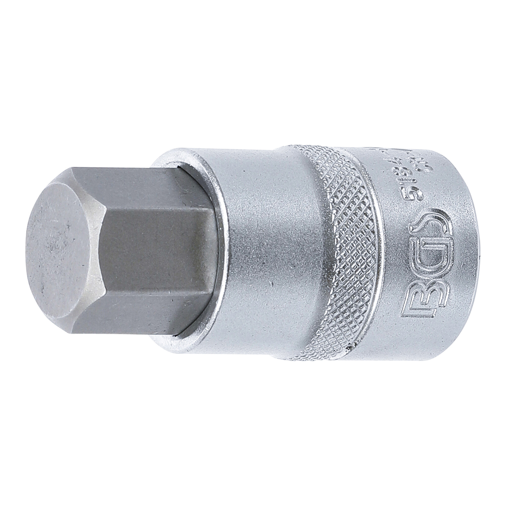 BGS Bit-Einsatz 5184-H19, Antrieb Innenvierkant 12,5 mm (1/2"), Innensechskant 19 mm ; BGS technic
