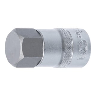 BGS Bit-Einsatz 5184-H24, Antrieb Innenvierkant 12,5 mm (1/2"), Innensechskant 24 mm