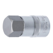 BGS Bit-Einsatz 5184-H24, Antrieb Innenvierkant 12,5 mm (1/2"), Innensechskant 24 mm