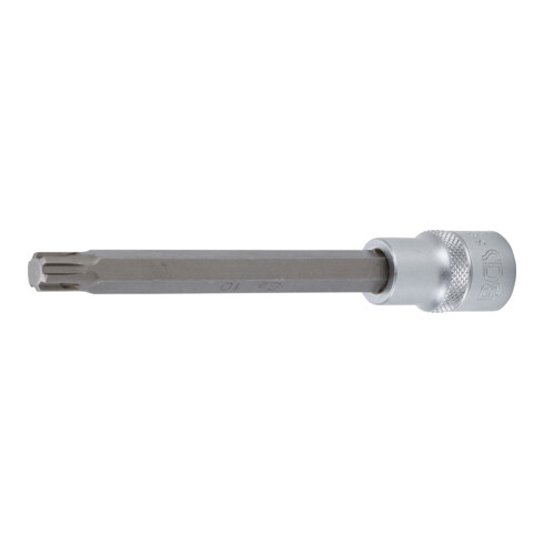 BGS Bit-Einsatz 5184-R10, Länge 140 mm, Antrieb Innenvierkant 12,5 mm (1/2"), Keil-Profil (für RIBE) M10