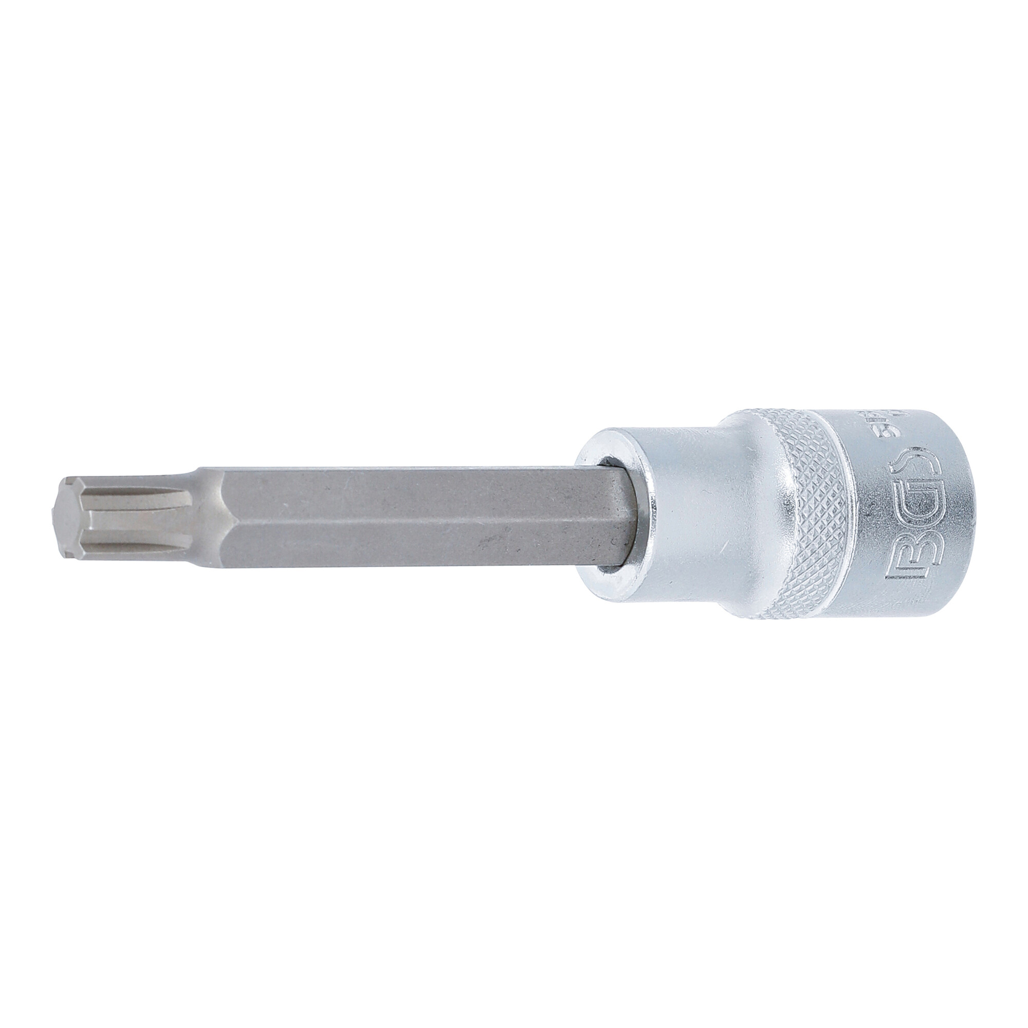 BGS Bit-Einsatz 5184-R9, Länge 100 mm, Antrieb Innenvierkant 12,5 mm (1/2"), Keil-Profil (für RIBE) M9 ; BGS technic