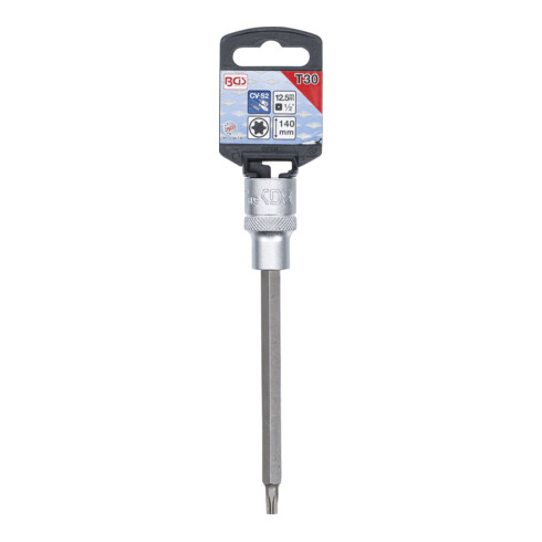 BGS Bit-Einsatz 5184-T30, Antrieb Innenvierkant 12,5 mm (1/2"), T-Profil (für Torx) T30