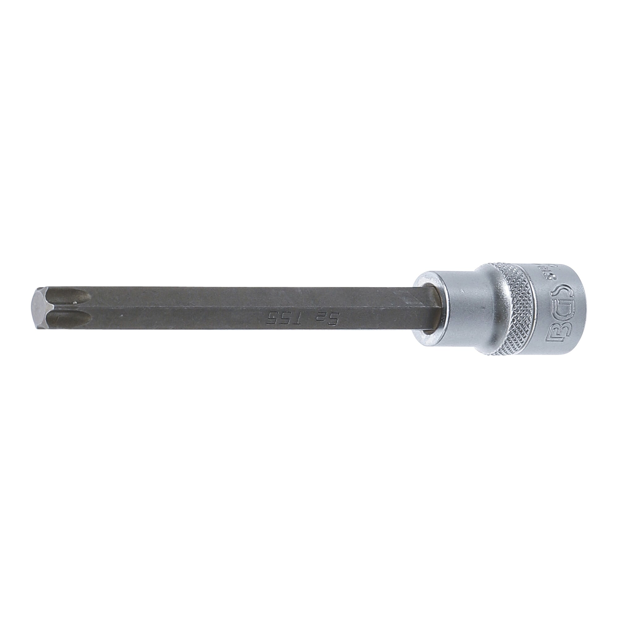 BGS Bit-Einsatz 5184-T55, Länge 140 mm, Antrieb Innenvierkant 12,5 mm (1/2"), T-Profil (für TX) T55 ; BGS technic