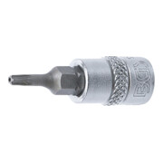 BGS Bit-Einsatz 5184-TS10, Antrieb Innenvierkant 6,3 mm (1/4"), TS-Profil (für Torx Plus) mit Bohrung TS10