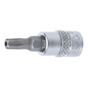 BGS Bit-Einsatz 5184-TS27, Antrieb Innenvierkant 6,3 mm (1/4"), TS-Profil (für Torx Plus) mit Bohrung TS27