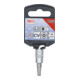 BGS Bit-Einsatz 5184-TS30, Antrieb Innenvierkant 6,3 mm (1/4"), TS-Profil (für TX Plus) mit Bohrung TS30-3