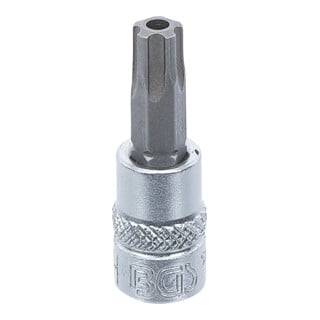 BGS Bit-Einsatz 5184-TS40, Antrieb Innenvierkant 6,3 mm (1/4"), TS-Profil (für TX Plus) mit Bohrung TS40